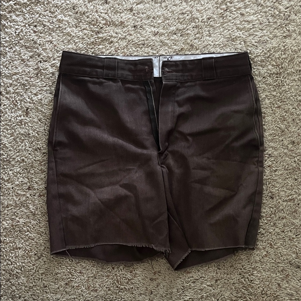 Dickies Brown Flat Front Men’s Shorts
